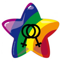 Lesbian Star - Sticker